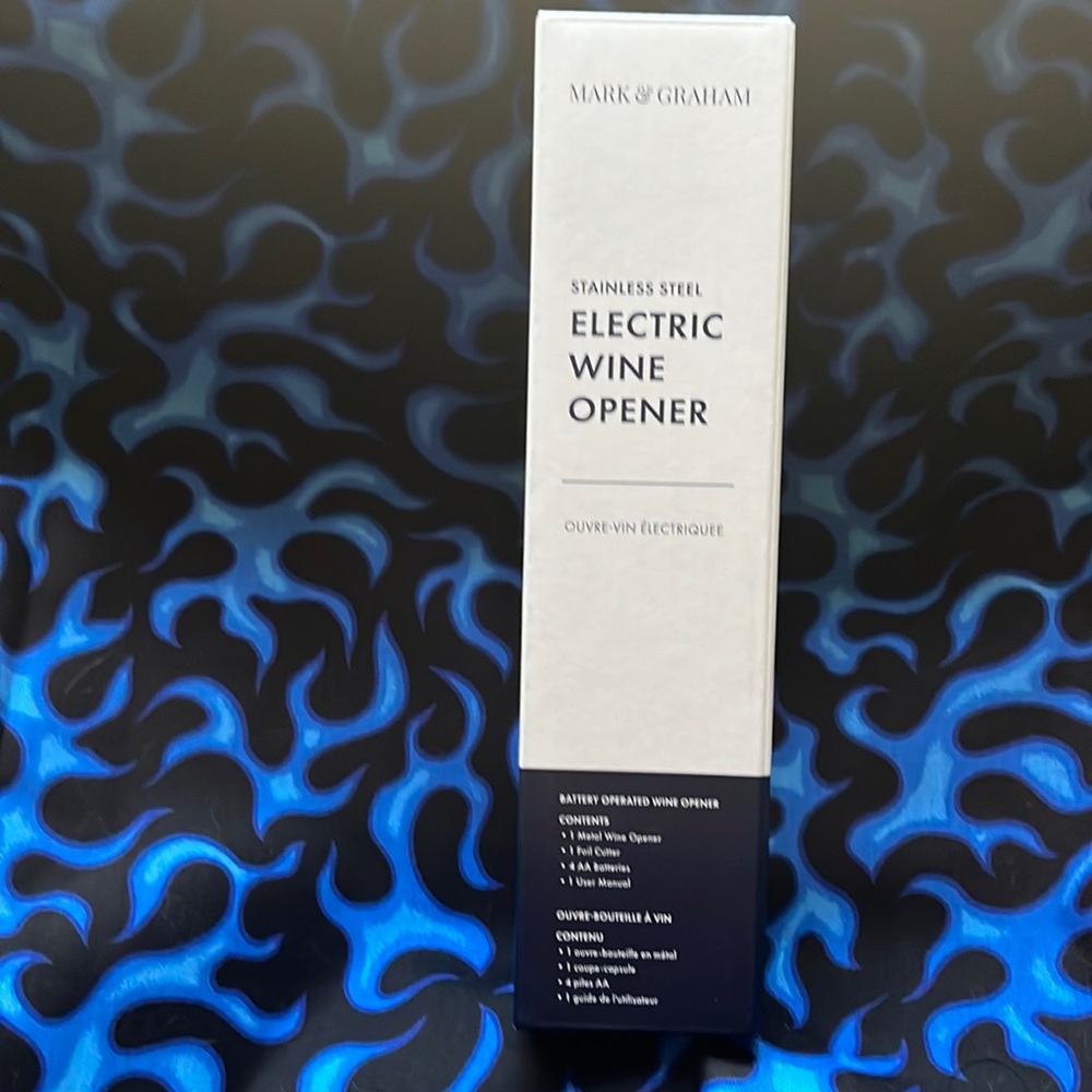 Stainless Steel Electric Wine Opener NWT